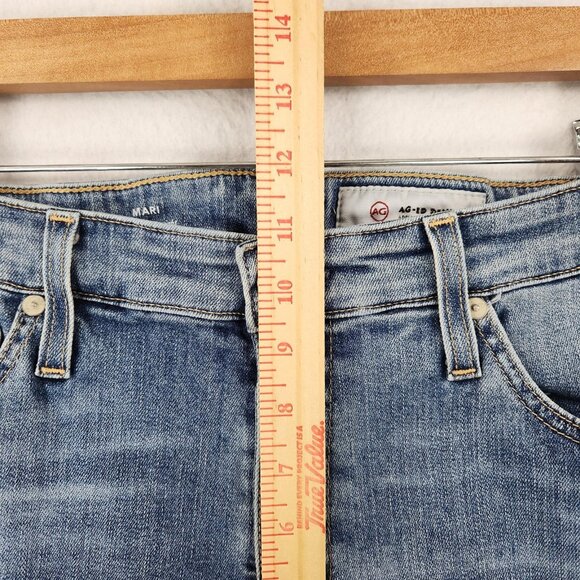 AG Jeans Womens 30 Blue Mari High Rise Straight Leg Adriano Goldschmied Stretch - Picture 4 of 11